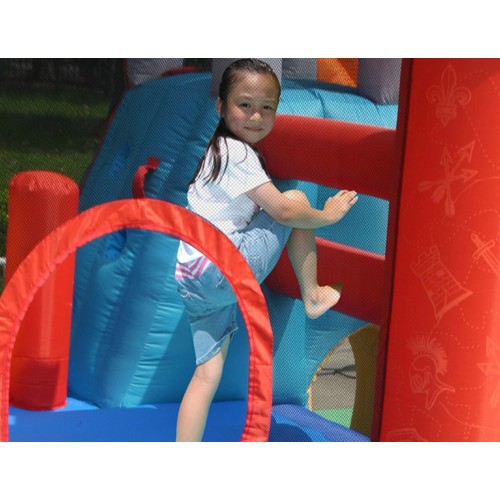Gonfiabile per Bambini Castello Medioevo 13in1 Scivolo Salterello Palline Giochi