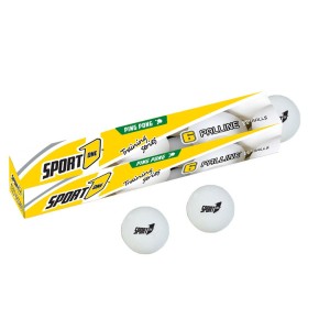 Confezione 6 Palline Ping Pong Misura 40 mm Serie Training Allenamento Tennis