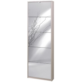 Scarpiera Slim Olmo 5 Ante con Specchio Ribalta Legno Porta Scarpe Salvaspazio