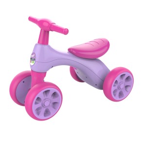 Quad a Spinta 4 Ruote Bambina Bici Pedagogica Senza Pedali Cavalcabile Go Kart