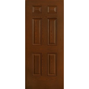 Pannello per Porta Blindata Spessore 6 o 18mm Vetroresina da Esterno Noce 90x210