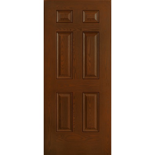 Pannello per Porta Blindata Spessore 6 o 18mm Vetroresina da Esterno Noce 90x210