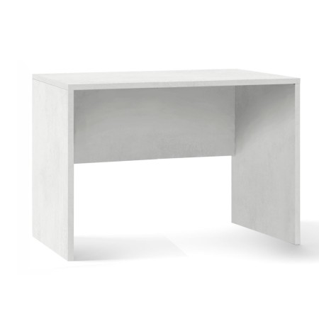 Tavolo Kit Scrivania 120 cm Ossido Bianco Piccola Moderna Ufficio Cameretta Pc