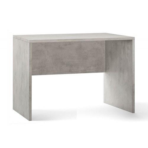 Tavolo Kit Scrivania 120 cm Grigio Cemento Salvaspazio Moderna Ufficio Cameretta