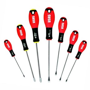 Set Giraviti Usag Professionali a Lama Piatta Kit Cacciaviti a Croce Precisione