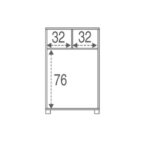Settimino Como 70 Grigio 6 Cassetti Cassettiera Camera da Letto Settimino Como 2