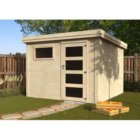 Casa 275x275 in Legno 28 mm da Giardino Rimessa per Attrezzi Casetta Depandance