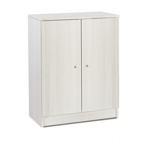 Mobile Basso 62x80 2 Ante Ripiano Multiuso Mobiletto da Ufficio Lavanderia Bagno