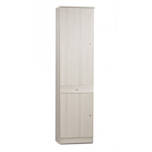 Armadio 180 2 Ante con Cassetto Mobile Alto Ripiani Scarpiera Colonna da Bagno