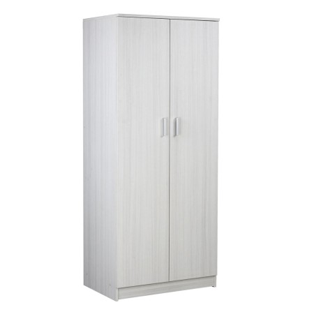 Armadio 180 h 2 Ante Appendiabiti Mobile con Ripiano da Ufficio Camera da Letto