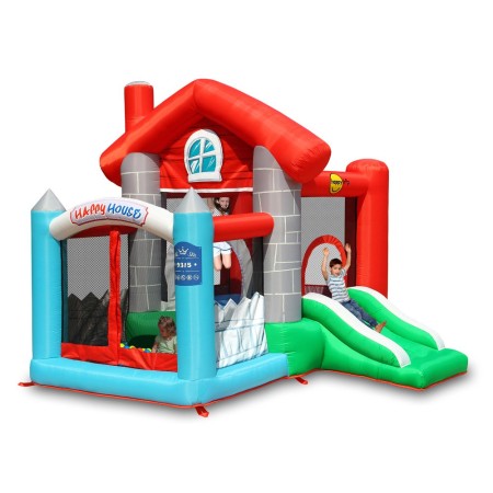 Castello Gonfiabile Scivolo Bambini Vasca Palline Saltarello Feste Compleanno