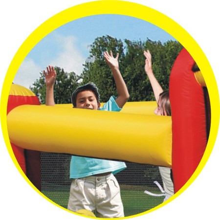 Castello Gonfiabile Scivolo per Bambini Gioco Vasca Palline Giardino Saltarello