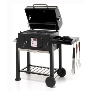 BBQ Barbecue a Carbone Carbonella Griglia in Acciaio Inox da Giardino Portatile