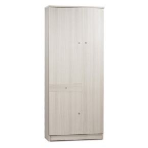Armadio 180 3 Ante con Cassetto 6 Ripiani Mobile Porta Scope Scarpiera da Bagno