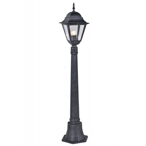 Lampione da 110 da Esterno Lampioncino per Giardino Moderno Lanterna Luce Vetro