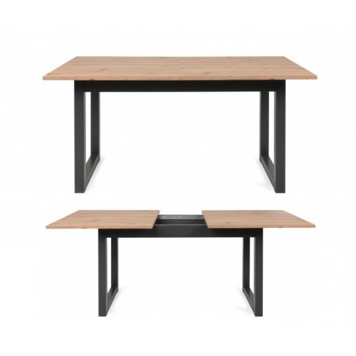 Tavolo Allungabile 160 200x90 Rovere Prolunga Estensibile Rettangolare Salotto