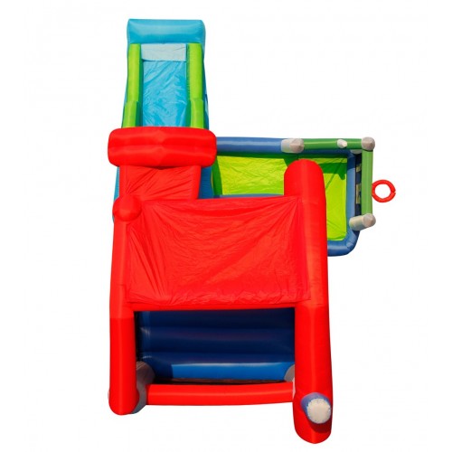Castello Gonfiabile Scivolo per Bambini Big House Gioco Vasca Palline Saltarello