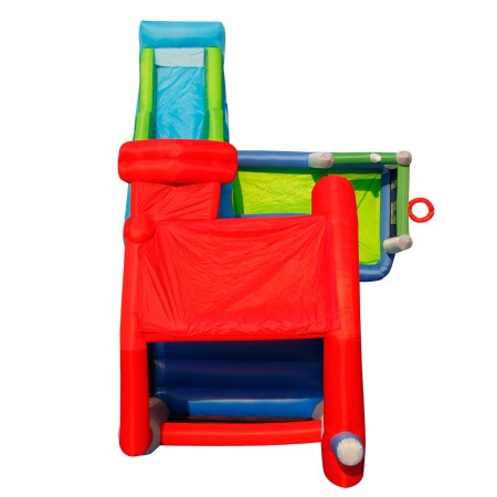 Castello Gonfiabile Scivolo per Bambini Big House Gioco Vasca Palline Saltarello
