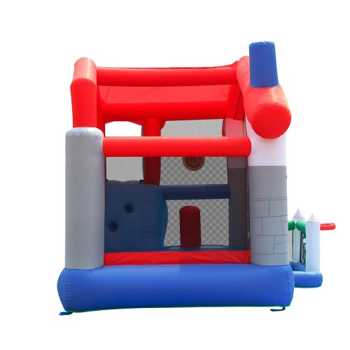 Castello Gonfiabile Scivolo per Bambini Big House Gioco Vasca Palline Saltarello