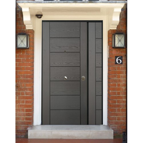 Portoncino due Ante da Esterno Porta Blindata Doppia Anta Portone Ingresso