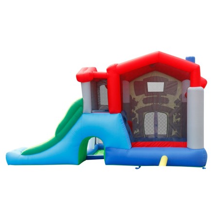 Castello Gonfiabile Scivolo per Bambini Big House Gioco Vasca Palline Saltarello