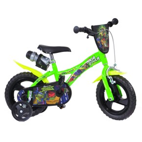 Bicicletta Bimbo Tartarughe Ninja Ruota 12 Pollici 3 4 5 anni da Bambino Rotelle