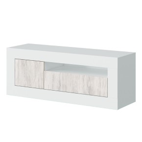 Mobile Porta TV 140 Moderno Bianco Basso Shabby Soggiorno Design Camera in Legno