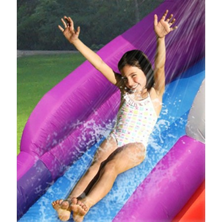 Scivolo Gonfiabile Castello Acquatico Gigante Squalo Vasca Palline Giochi Acqua