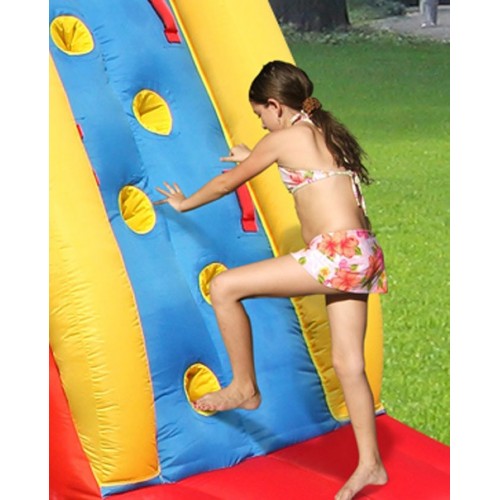 Scivolo Gonfiabile Castello Acquatico Gigante Squalo Vasca Palline Giochi Acqua