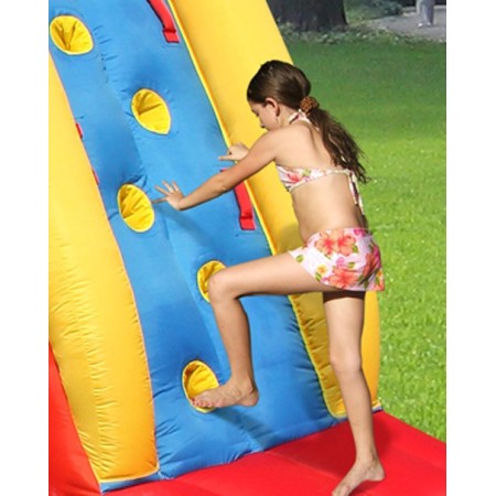 Scivolo Gonfiabile Castello Acquatico Gigante Squalo Vasca Palline Giochi Acqua