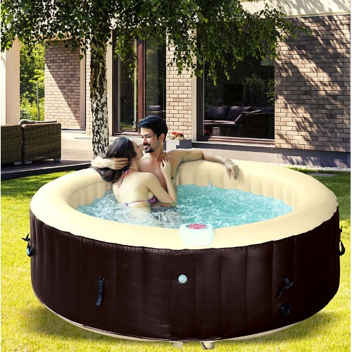 Vasca Idromassaggio Gonfiabile 6 Posti Riscaldata Piscina Spa Pompa da Esterno