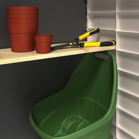 Keter Box per Esterno Resina Pavimento Lavoro Beige Compatto da Giardino Armadio