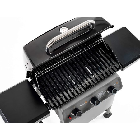 Barbecue a Gas 3 Bruciatori in Acciaio Inox Sistema Australiano Coperchio BBQ