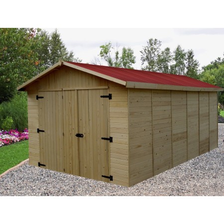 Carport Box Auto 3x5.2 in Legno 16 mm Moto Garage Casetta Ricovero per Attrezzi