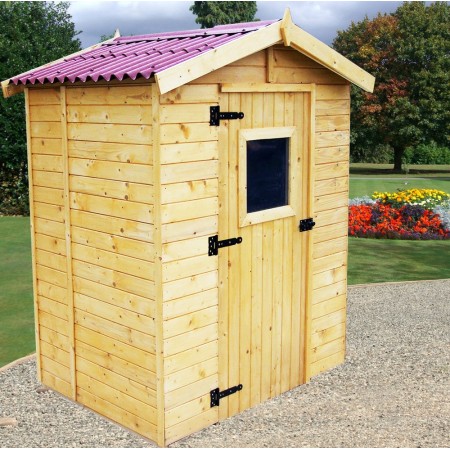 Casetta in Legno con Pavimento Mobile Ripostiglio da Giardino Esterno Attrezzi