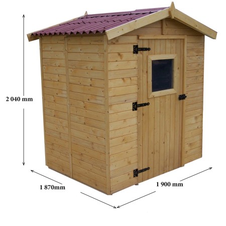 Casetta in Legno 160x160 Pavimento Mobile Ripostiglio Giardino Esterno Attrezzi
