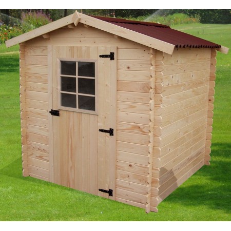 Casetta 2x2 in Legno 20 mm da Giardino Esterno per Attrezzi Blockhouse Rimessa