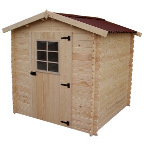 Casetta 2x2 in Legno 20 mm da Giardino Esterno per Attrezzi Blockhouse Rimessa