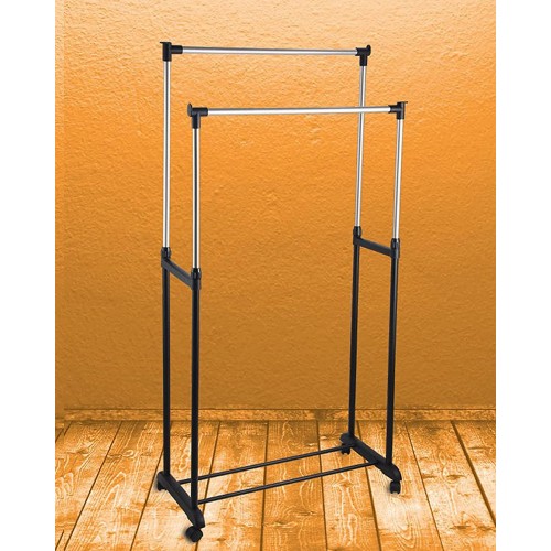 Carrello Stender Appendiabiti Porta Abiti con Ruote Economico Stand Attaccapanni
