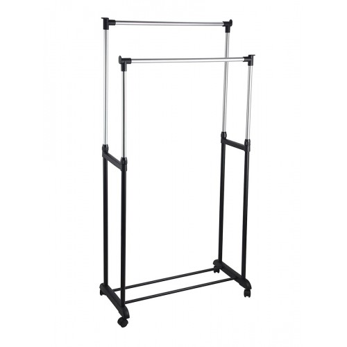 Carrello Stender Appendiabiti Porta Abiti con Ruote Economico Stand Attaccapanni