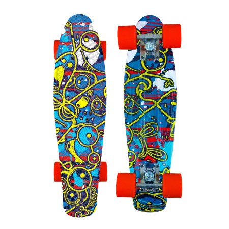 Skateboard Tavola in PP 57cm Ruote PVC 100kg Skate Alluminio per Bambino Adulto
