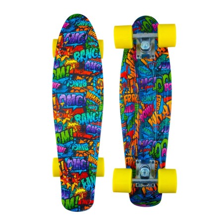 Skateboard Tavola in PP 57cm Ruote PVC 100kg Skate Alluminio per Bambino Adulto