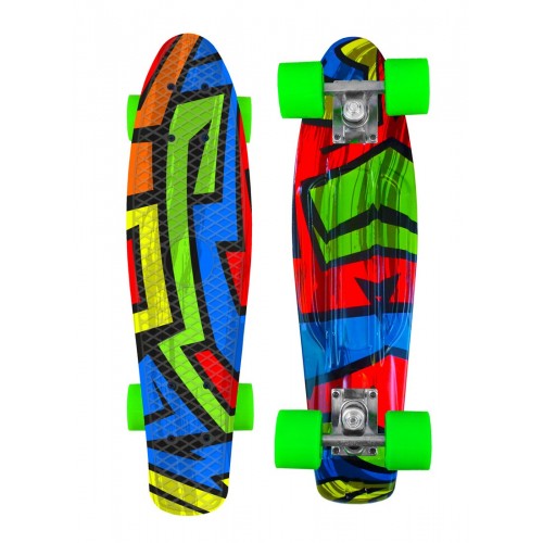 Skateboard Tavola in PP 57cm Ruote PVC 100kg Skate Alluminio per Bambino Adulto