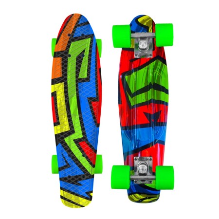 Skateboard Tavola in PP 57cm Ruote PVC 100kg Skate Alluminio per Bambino Adulto