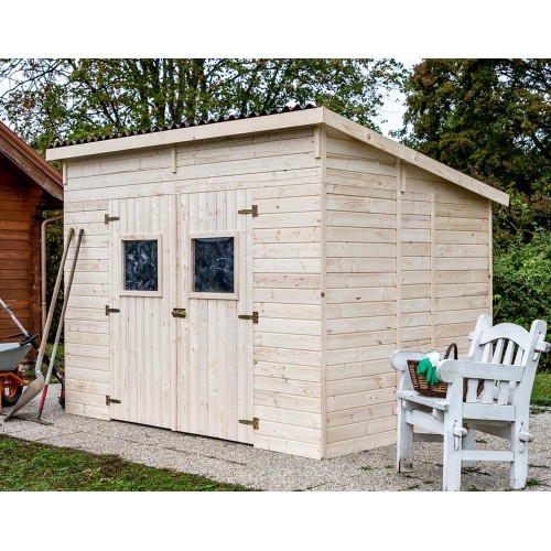 Casetta 2.8x2 in Legno Pannelli 16 mm Senza Pavimento Attrezzi Rimessa Giardino