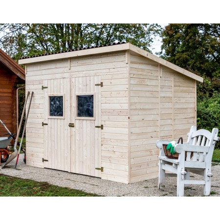 Casetta 2.8x2 in Legno Pannelli 16 mm Senza Pavimento Attrezzi Rimessa Giardino