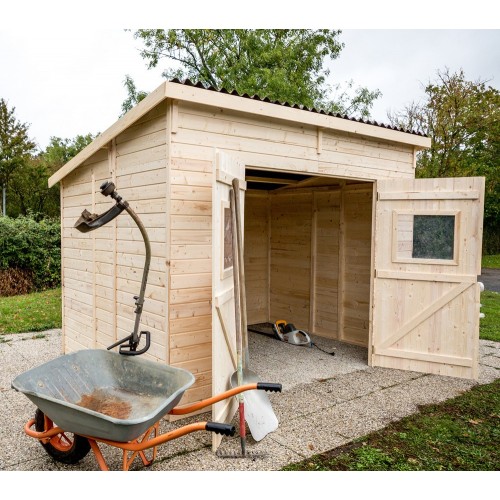 Casetta 2.8x2 in Legno Pannelli 16 mm Senza Pavimento Attrezzi Rimessa Giardino