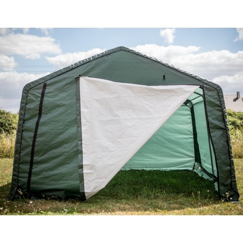 Capanno Gazebo PVC Rimessa per Attrezzi Giardino Arredo Impermeabile Capannone