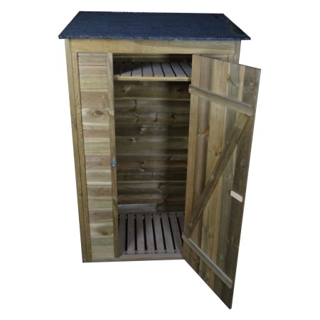 Casetta Armadio in Legno con Pavimento Mobile Ripostiglio da Giardino Attrezzi
