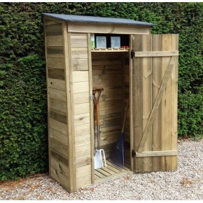 Casetta Armadio in Legno con Pavimento Mobile Ripostiglio da Giardino Attrezzi 2